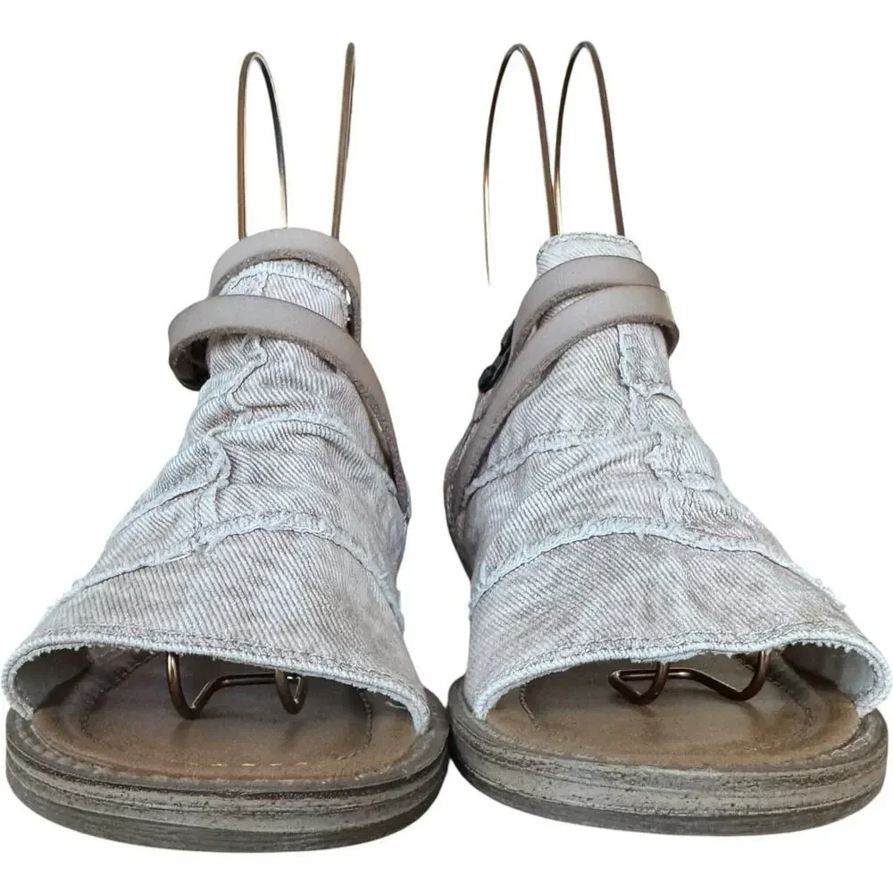 Blowfish Malibu Blush Pink Ankle Strap Zip Up High Top Sandals Women’s 6.5 NEW